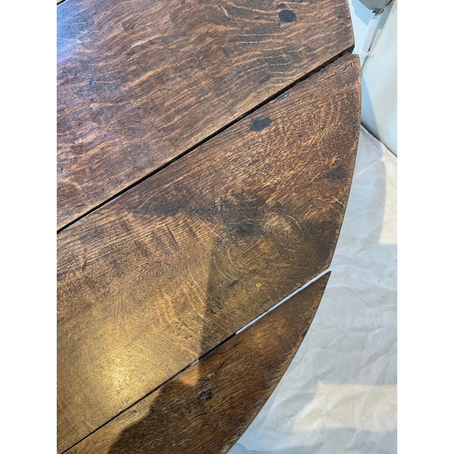 1820s English William and Mary Gateleg Table For Sale - Image 11 of 12