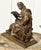 Victorian Antique Spelter Victorian Style Scholar Figure on Base For Sale - Image 3 of 12