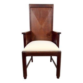Dutch Art Deco Hague School Modernist Armchair, 1930s For Sale