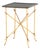 Maison Jansen Style Brass Faux Bamboo Side Table For Sale