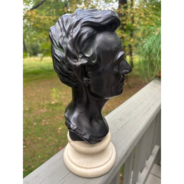 Bust of Abraham Lincoln For Sale - Image 4 of 10