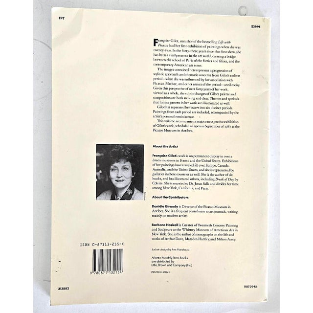 Assouline 1987 1st Edition Art Book, "Françoise Gilot: An Artist's Journey / Un Voyage Pictural", Françoise Gilot , Barbara Haskell, For Sale - Image 4 of 16
