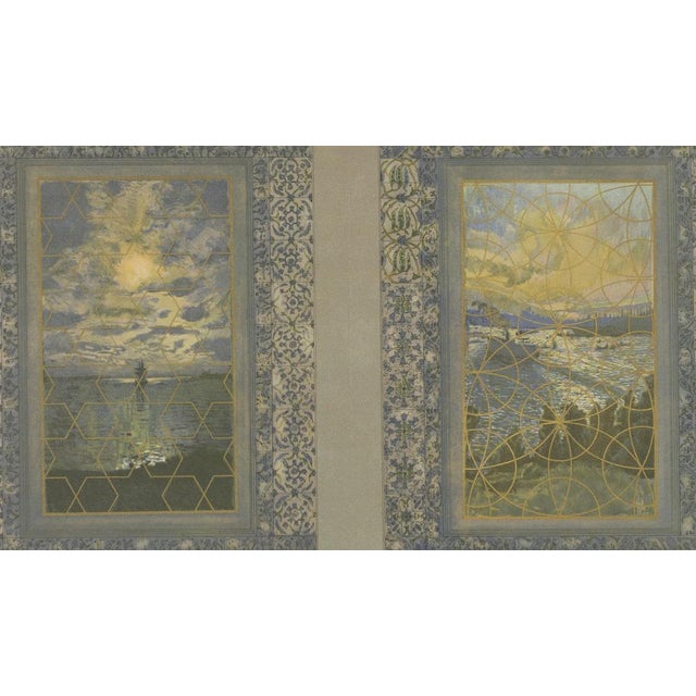 1920s Alexandre M. Raymond, Window Grille Designs with Iznik Tile Surrounds, 1924, Paper For Sale - Image 5 of 9