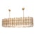 Modern Italian Tropical Gold Murano Glass Chandelier by Simoeng For Sale - Image 6 of 11