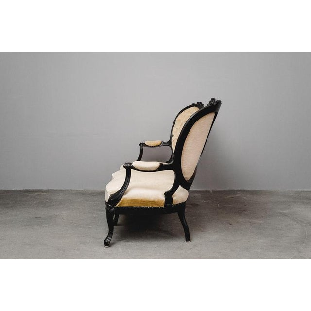 Louis Philippe Three-Seater Sofa, 1800s For Sale - Image 4 of 18