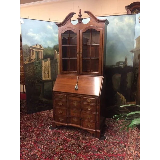 Item: Vintage Pennsylvania House Secretary Desk (two piece). Age & Condition: Circa 1990. Good, original finish. Some...