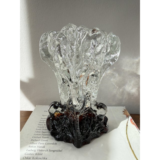 Glass Kasvimaalla Vase by Pertti Santalahti for Humppila, Finland, 1980s For Sale - Image 9 of 18