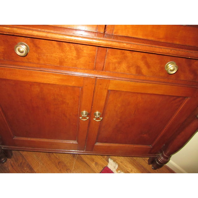 Early 19th Century Cherry Corner Cupboard For Sale - Image 10 of 13