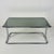 Mid-Century Modern Tubular Steel and Smoked Glass Coffee Table, Italy, 1970s, in Good conditions. Designed 1970 to 1979