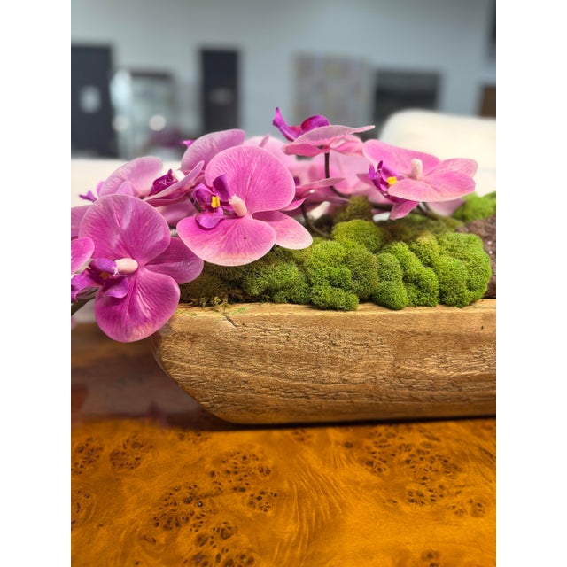 Contemporary Botanical Mix Potted Arrangements For Sale - Image 3 of 9