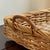 Tan Large French Country-Style Handwoven Wicker Basket Tray For Sale - Image 8 of 12