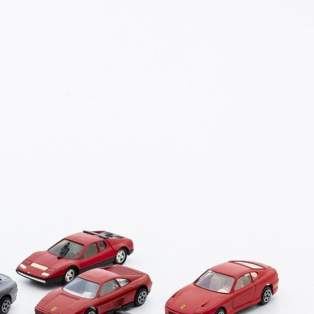 Miniature Ferrari Cars, Set of 10 For Sale - Image 4 of 6