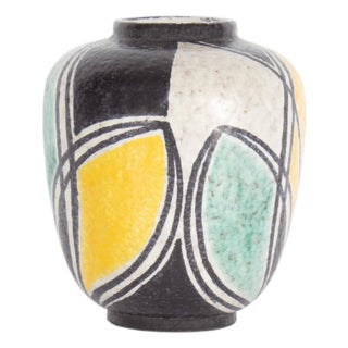 German Ceramic Vase by Wilhelm Herkenroth For Sale