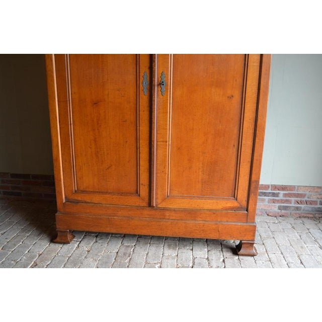 Antique Oak Louis Philippe Cabinet For Sale - Image 4 of 8