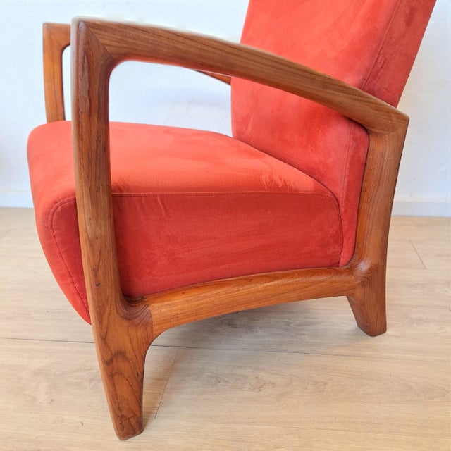 1960s Mid-Century Armchair from Möbelfabrik Holstebro, 1960s For Sale - Image 5 of 6