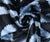 Mid-Century Modern Black & Silver Blue Zebra Silk Velvet Throw Pillow 20x20 | Handmade Luxury Animal Print Accent For Sale - Image 3 of 8