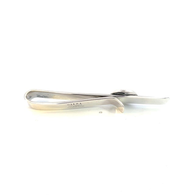 Silver 1990s Georg Jensen Estate Money Clip Tie Clip Silver For Sale - Image 8 of 14