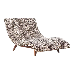 Adrian Pearsall for Craft Associates Mid Century Walnut Wave Chaise