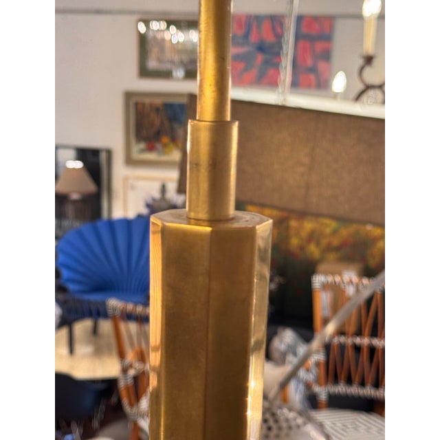 Thomas O'Brien for Visual Comfort Galahad Small Brass Chandelier For Sale - Image 11 of 12