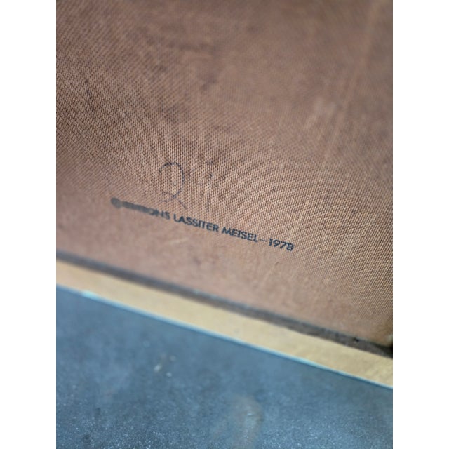 Tom Blackwell Screenprint on Masonite Titled Shatzi Ap 1978 For Sale - Image 11 of 12