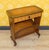 Small Side Table with Newspaper Stand on Wheels with Drawer, 1950s For Sale - Image 10 of 10