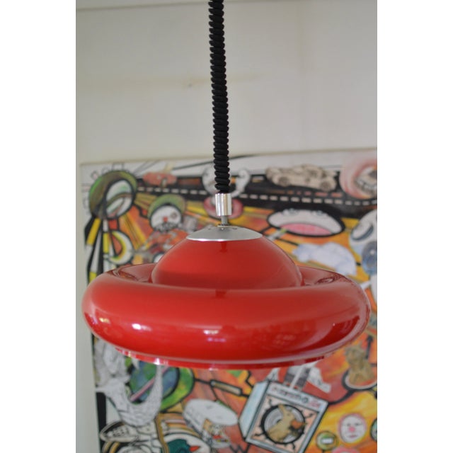 1970s Space Age UFO Pendant Lamp, 1970 For Sale - Image 5 of 15