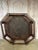 Oxblood Red Monumental Octagonal Baroque Coffee Table With Parquetry Top For Sale - Image 8 of 15
