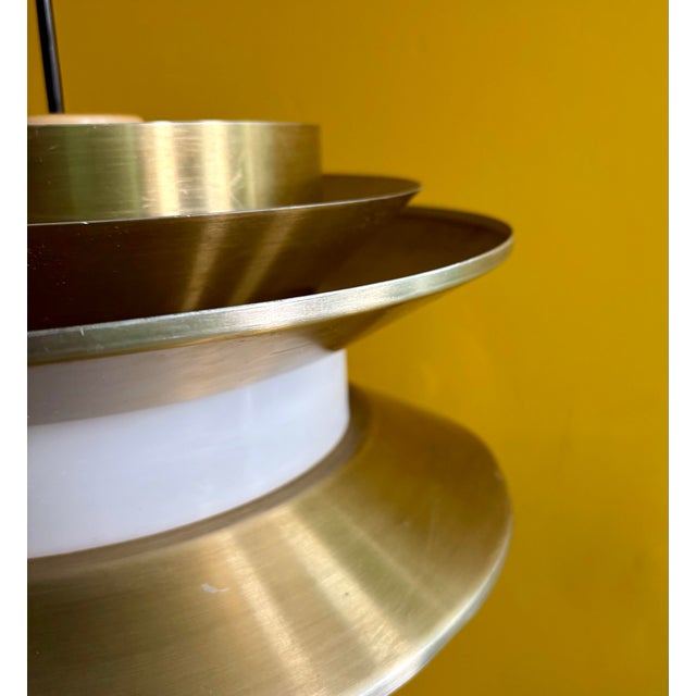 1970s Vintage Space Age Hanging Lamp by Carl Thore for Granhaga, 1960s For Sale - Image 5 of 7
