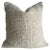 White Adriana Natural Organic Hand Made Wool Pillow With Down Insert For Sale - Image 8 of 8