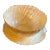 1990s Capiz Shell Bowl and Plate Set. Translucent Coastal Decorative Shell Ware For Sale