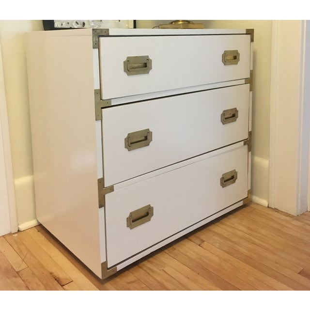 Campaign Schoolfield Industries Hickory White Chest Of Drawers