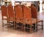 19th Century Spanish Carved Oak Dining Chairs With Leather Seats, Set of Eight For Sale - Image 13 of 14