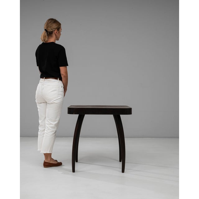 1960s Czech Black Patinated Spider Table By J. Halabala For Sale - Image 17 of 18