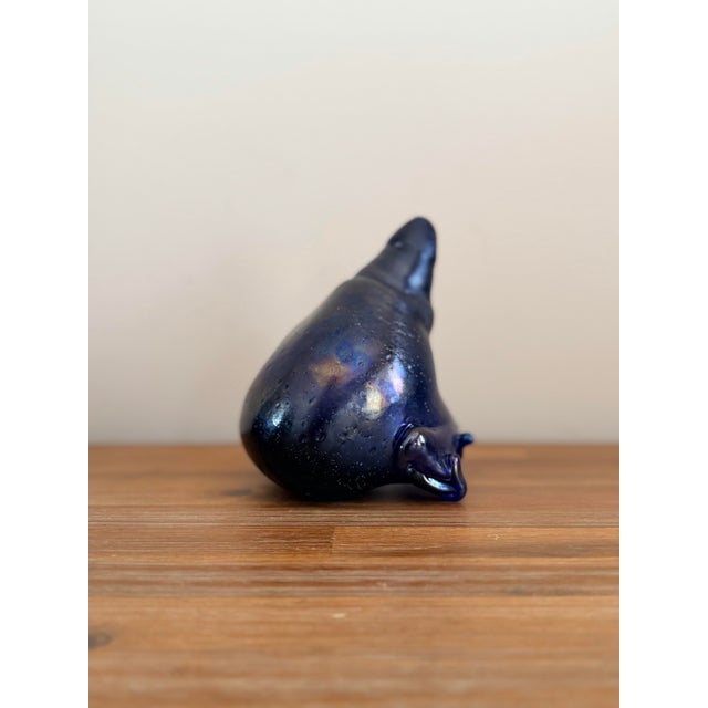 Abstract Original Signed Erwin Eisch Abstract Art Glass Sculpture, 1972 For Sale - Image 3 of 9