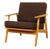 Vintage Danish Lounge Chair, 1960s For Sale