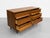 Mid Century Modern Walnut Lowboy Dresser | Sculpted Front 6 Drawer Credenza | Refinished Vintage MCM Bedroom Storage Cabinet, C. 1960’s For Sale - Image 13 of 16