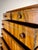 Early 20th Century English / Art Deco Style Figured Woodgrain and Inlaid Chest of Drawers Restored For Sale - Image 9 of 12