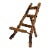 Vintage Scorched Bamboo Table Easel For Sale