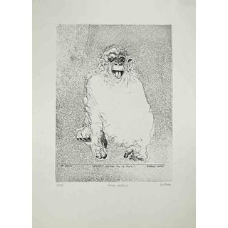 Sergio Barletta, Homo Ludens, 1960s, Etching For Sale