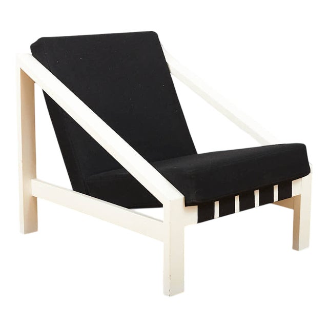 Armchair in Wood Frame by Benedikt Rohner, 1958 For Sale