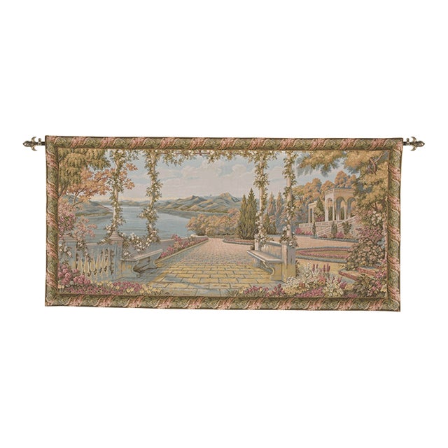 The Terrace Loom Woven Tapestry - 81 X 137 Cm (2'8" X 4'6") - Requires Rod Size 4 For Sale