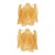 Contemporary Modern Gold "Granigli" "Rondini" Murano Glass Wall sconces.Set of Two. For Sale