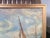 Vintage 1940s Impressionist Sailboat Oil Painting For Sale - Image 13 of 17