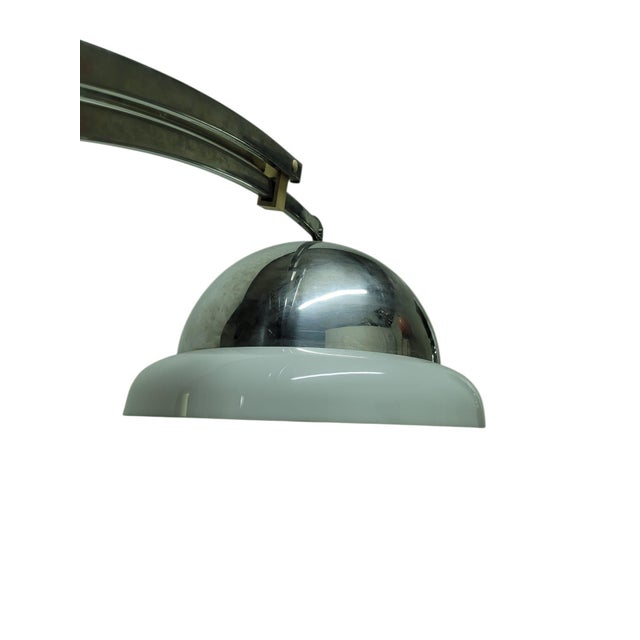 Telescopic Wall Lamp in Steel and Opaline Acrylic by Goffredo Reggiani for Reggiani, Italy, 1960s For Sale - Image 9 of 15