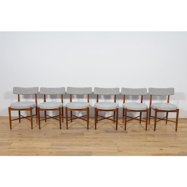 Mid-Century Modern Mid-Century Teak Dining Chairs by Ib Kofod Larsen for G-Plan, 1960s, Set of 6 For Sale - Image 3 of 18