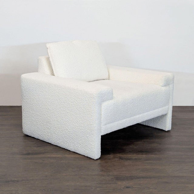 Relax in style with this TOV Furniture lounge chair. Featuring soft white bouclé fabric and wide armrests, this chair is...