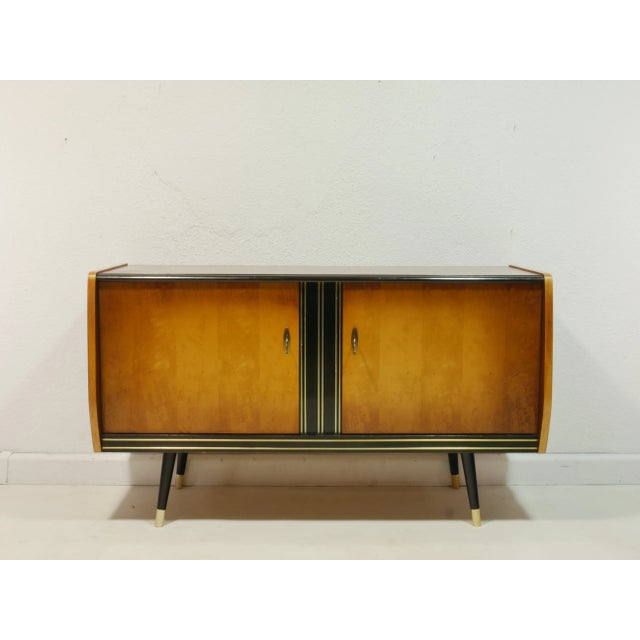 Mid-Century Mahogany and Birch Veneer Sideboard, Germany, 1960s For Sale - Image 14 of 14