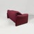 Cassina Italian Modern Burgundy Fabric Maralunga Sofa by Vico Magistretti for Cassina, 1970s For Sale - Image 4 of 14