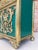 Late 19th Century Louis XVI Pair of Bronze Vitrine Nightstands with Green Glass Doors and Drawer For Sale - Image 12 of 18