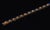 Certified Natural 7ct Blue Sapphire Diamond 18k Gold Tennis Stacking Bracelet For Sale In Dallas - Image 6 of 16